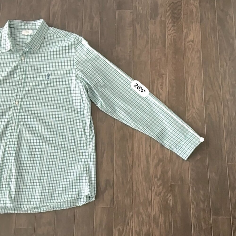 Green, White & Blue XXL Check Next Shirt  100% Cotton - Picture 5 of 10